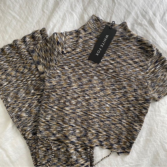 White fox knit set - Picture 3 of 9